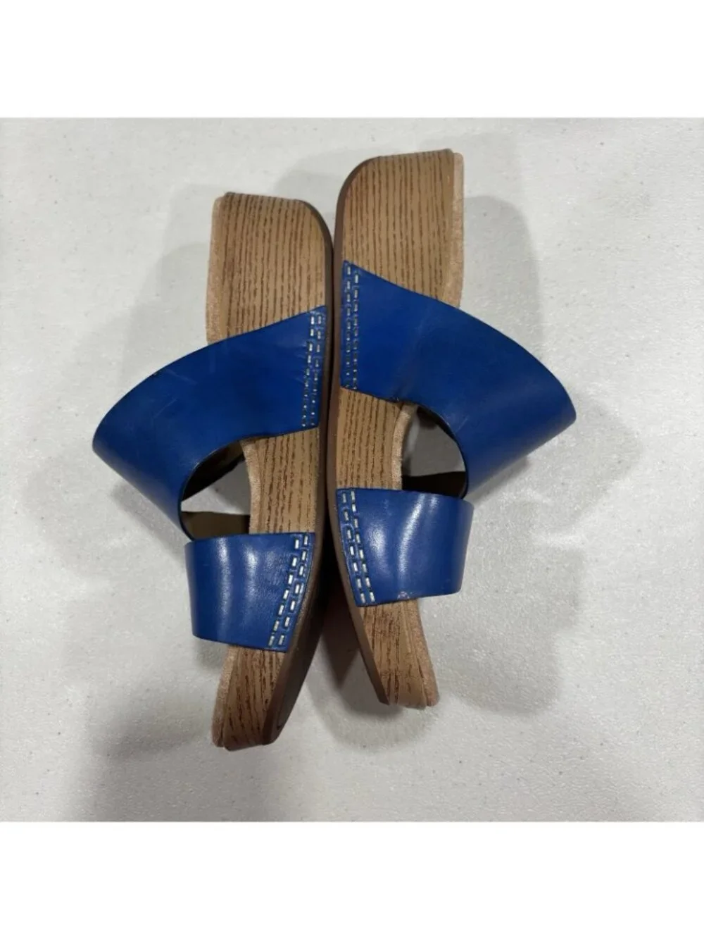 Dansko Lacee Slip On Wedge Sandals Leather Upper Size 39